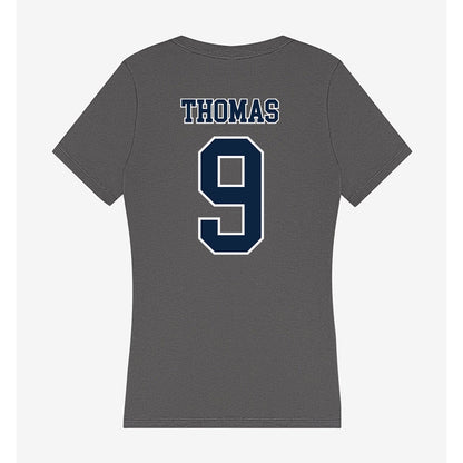 Xavier - NCAA Women's Volleyball : Quinci Thomas - Women's V-Neck T-Shirt-1