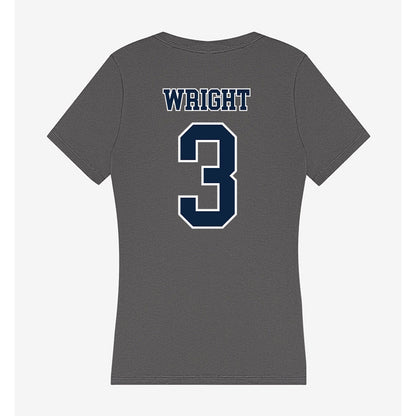Xavier - NCAA Men's Basketball : All Wright - Women's V-Neck T-Shirt-1