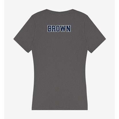 Xavier - NCAA Women's Track & Field : Rania Brown - Women's V-Neck T-Shirt-1