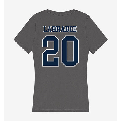 Xavier - NCAA Women's Lacrosse : Summer Larrabee - Women's V-Neck T-Shirt-1