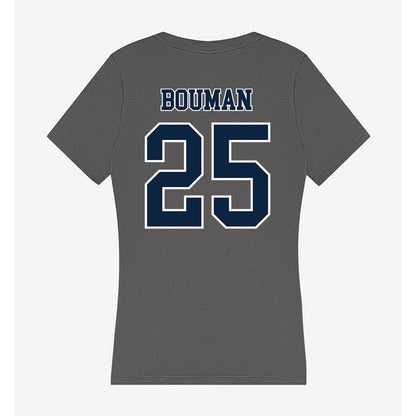 Xavier - NCAA Women's Lacrosse : Gabby Bouman - Women's V-Neck T-Shirt-1