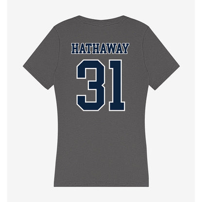 Xavier - NCAA Women's Lacrosse : Genevieve Hathaway - Women's V-Neck T-Shirt-1