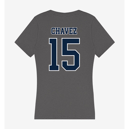 Xavier - NCAA Women's Lacrosse : Cemary Chavez - Women's V-Neck T-Shirt-1