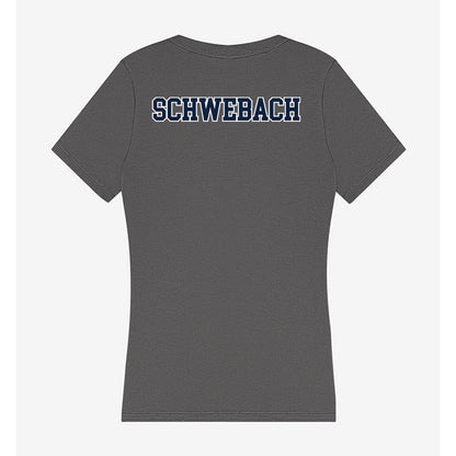 Xavier - NCAA Men's Swimming & Diving : Owen Schwebach - Women's V-Neck T-Shirt-1