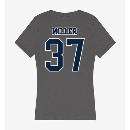 Xavier - NCAA Women's Lacrosse : Mya Miller - Women's V-Neck T-Shirt-1