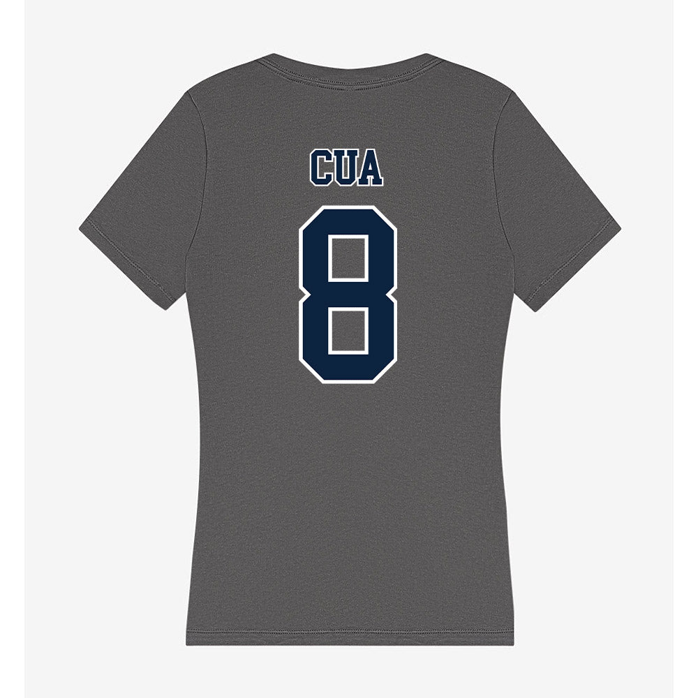 Xavier - NCAA Women's Lacrosse : Gianna Cua - Women's V-Neck T-Shirt-1