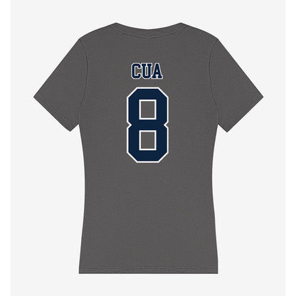 Xavier - NCAA Women's Lacrosse : Gianna Cua - Women's V-Neck T-Shirt-1
