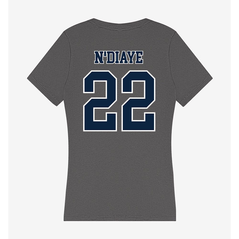 Xavier - NCAA Men's Basketball : Pape N'Diaye - Women's V-Neck T-Shirt-1