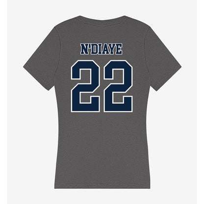 Xavier - NCAA Men's Basketball : Pape N'Diaye - Women's V-Neck T-Shirt-1