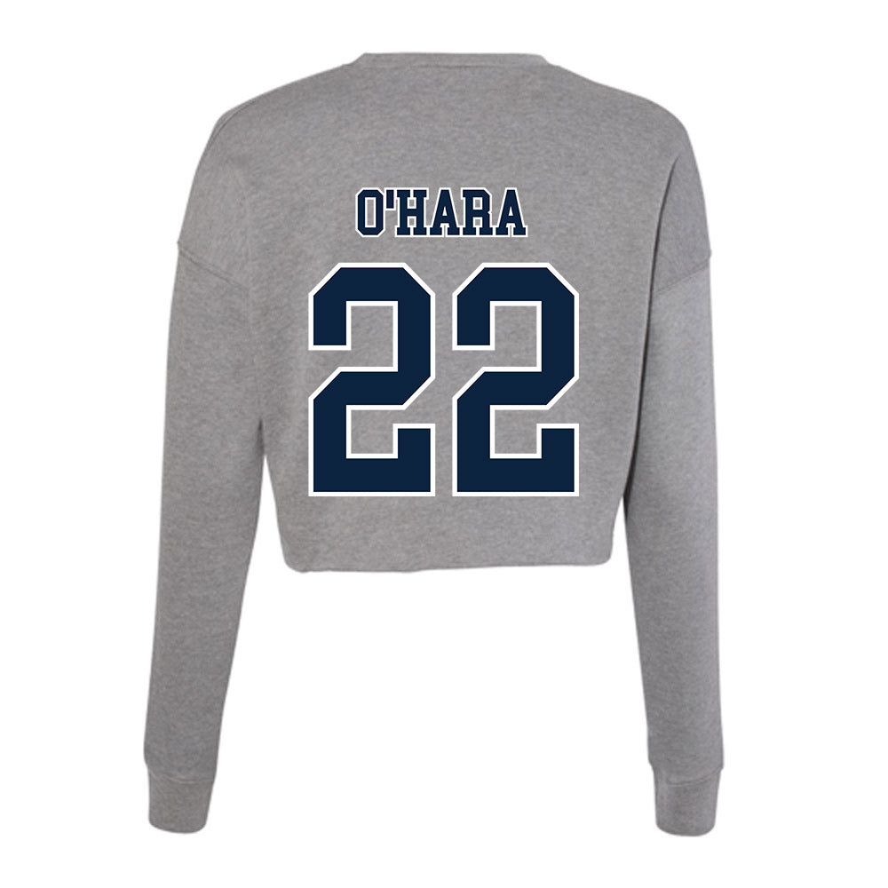 Xavier - NCAA Women's Lacrosse : Olivia O'Hara - Women's Cropped Crew Fleece-1
