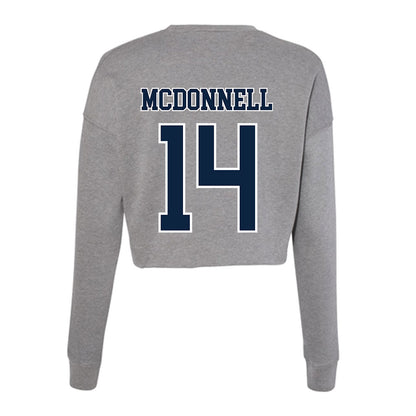 Xavier - NCAA Women's Lacrosse : Katelyn McDonnell - Women's Cropped Crew Fleece-1