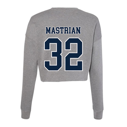 Xavier - NCAA Women's Lacrosse : Mary Mastrian - Women's Cropped Crew Fleece-1