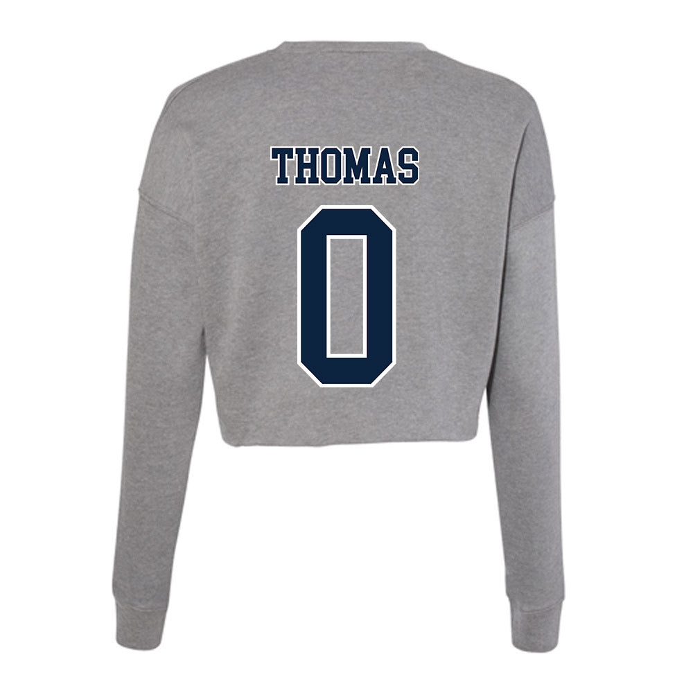 Xavier - NCAA Women's Soccer : Taylor Thomas - Women's Cropped Crew Fleece-1