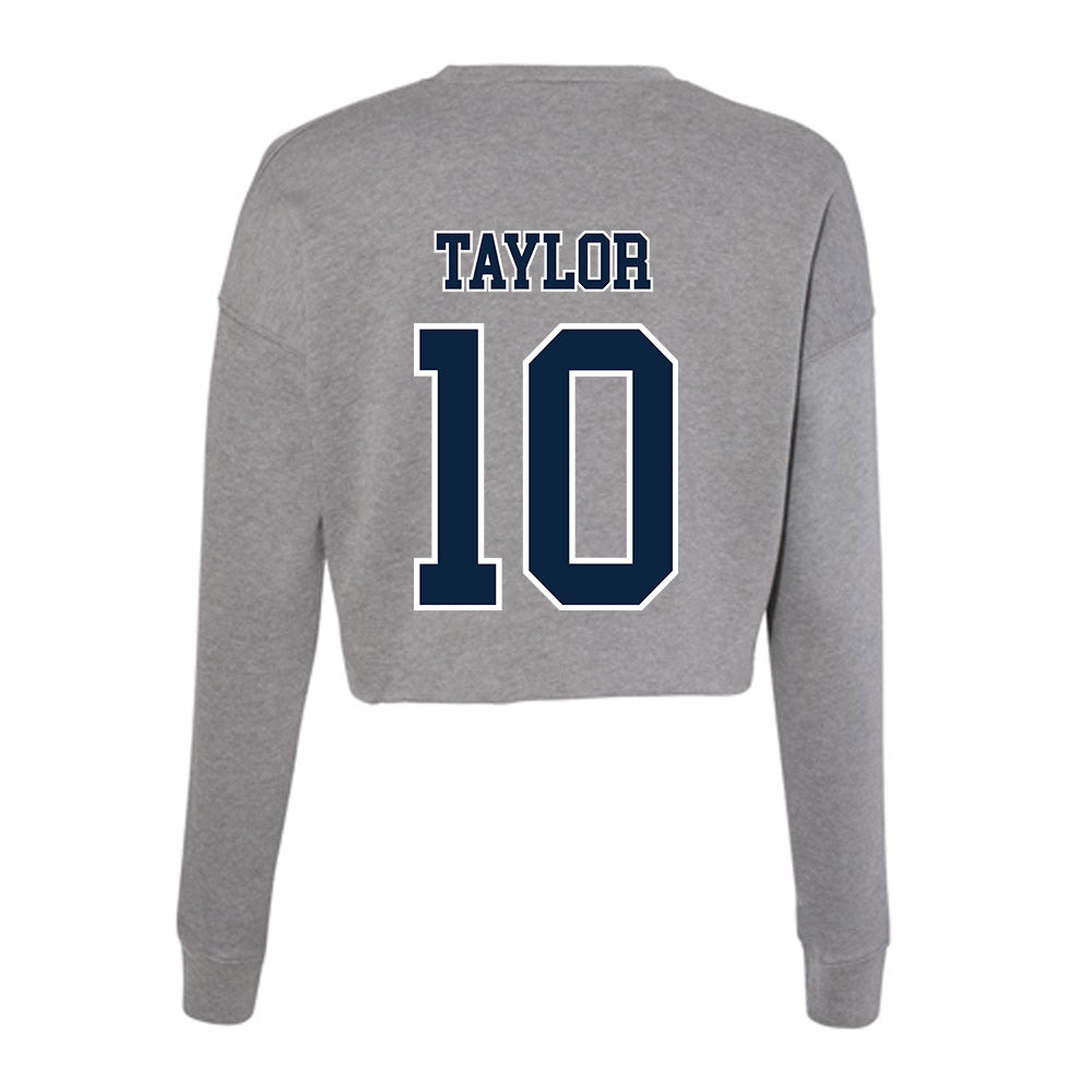 Xavier - NCAA Women's Volleyball : Anna Taylor - Women's Cropped Crew Fleece-1