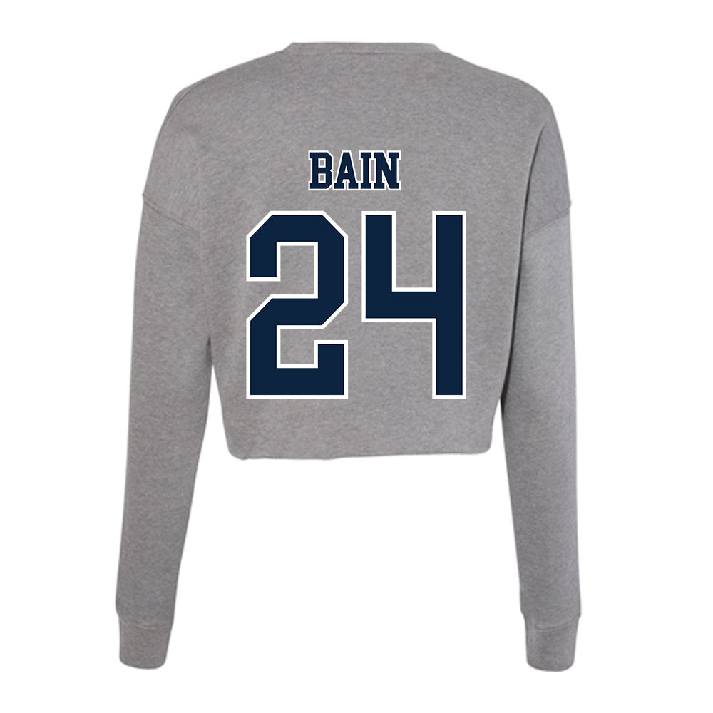 Xavier - NCAA Women's Soccer : Natalie Bain - Women's Cropped Crew Fleece-1