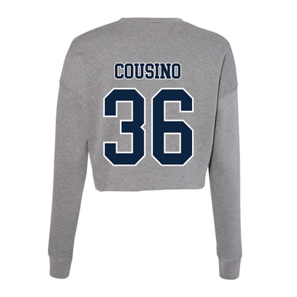 Xavier - NCAA Men's Soccer : Reece Cousino - Women's Cropped Crew Fleece-1
