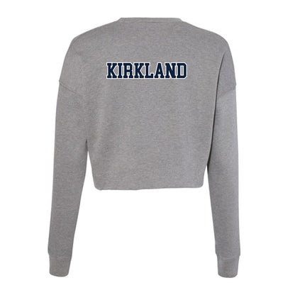 Xavier - NCAA Women's Golf : Ashley Kirkland - Women's Cropped Crew Fleece-1
