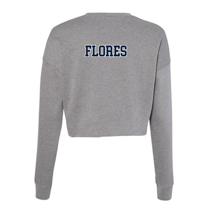 Xavier - NCAA Women's Golf : Ivanna Flores - Women's Cropped Crew Fleece-1