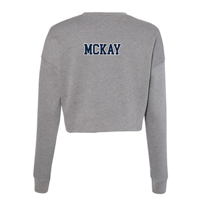 Xavier - NCAA Women's Cross Country : Grace McKay - Women's Cropped Crew Fleece-1