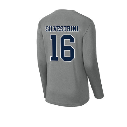 Xavier - NCAA Men's Soccer : Alejandro Silvestrini - Activewear Long Sleeve T-Shirt-1