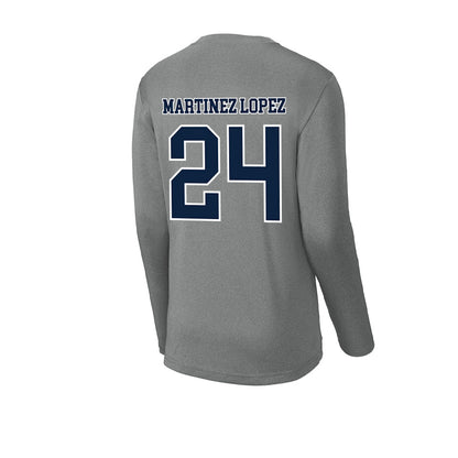 Xavier - NCAA Women's Basketball : Lucia Martinez Lopez - Activewear Long Sleeve T-Shirt-1