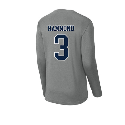 Xavier - NCAA Baseball : Luke Hammond - Activewear Long Sleeve T-Shirt-1