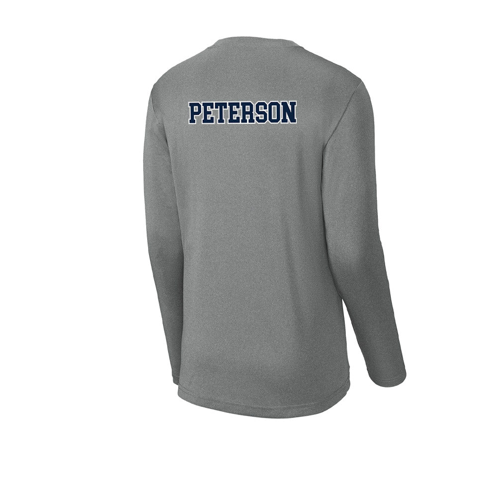 Xavier - NCAA Men's Swimming & Diving : Luke Peterson - Activewear Long Sleeve T-Shirt-1