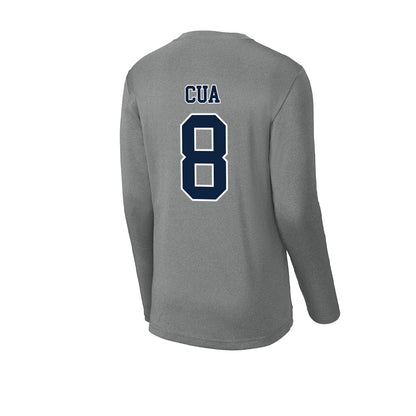 Xavier - NCAA Women's Lacrosse : Gianna Cua - Activewear Long Sleeve T-Shirt-1