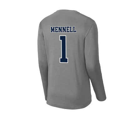 Xavier - NCAA Men's Soccer : Jonny Mennell - Activewear Long Sleeve T-Shirt-1