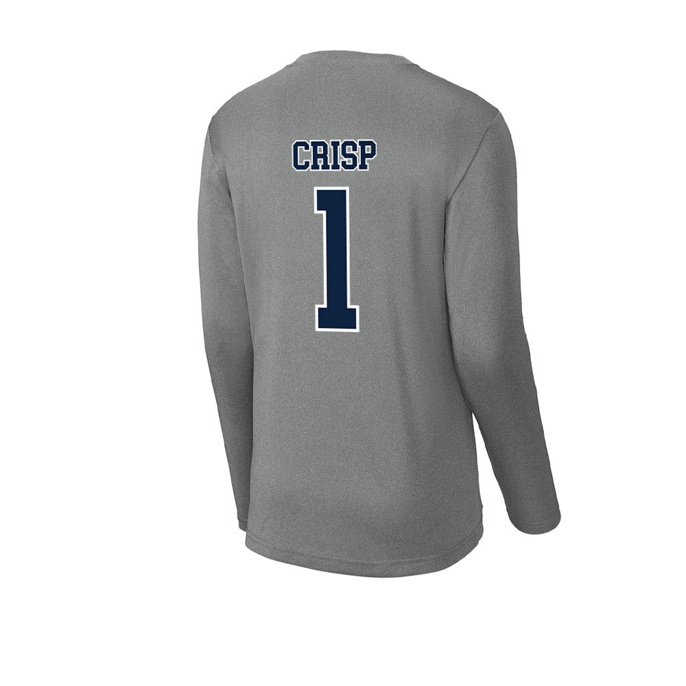 Xavier - NCAA Baseball : JD Crisp - Activewear Long Sleeve T-Shirt-1