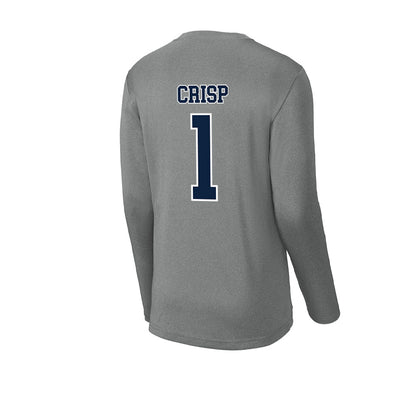 Xavier - NCAA Baseball : JD Crisp - Activewear Long Sleeve T-Shirt-1