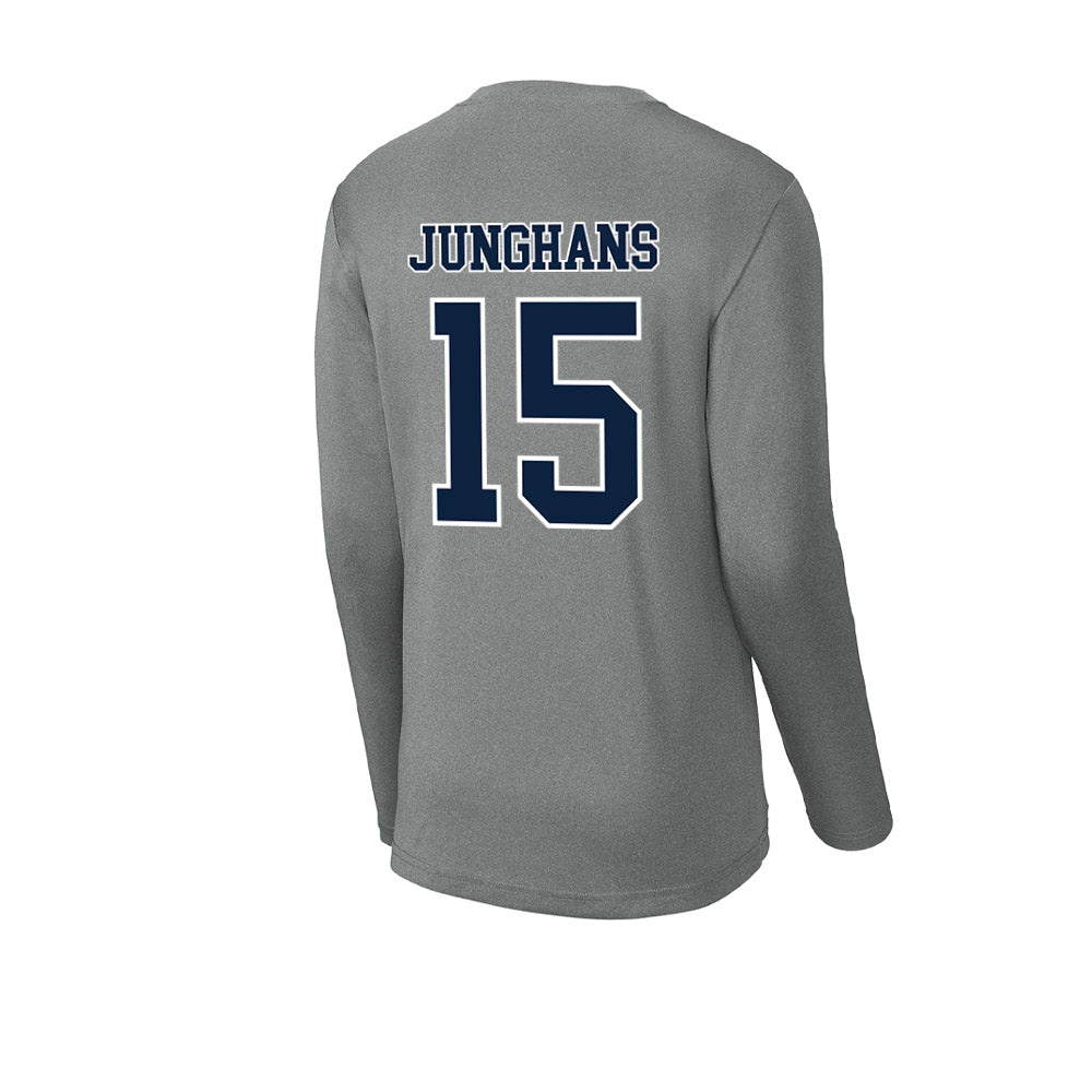 Xavier - NCAA Baseball : Alex Junghans - Activewear Long Sleeve T-Shirt-1