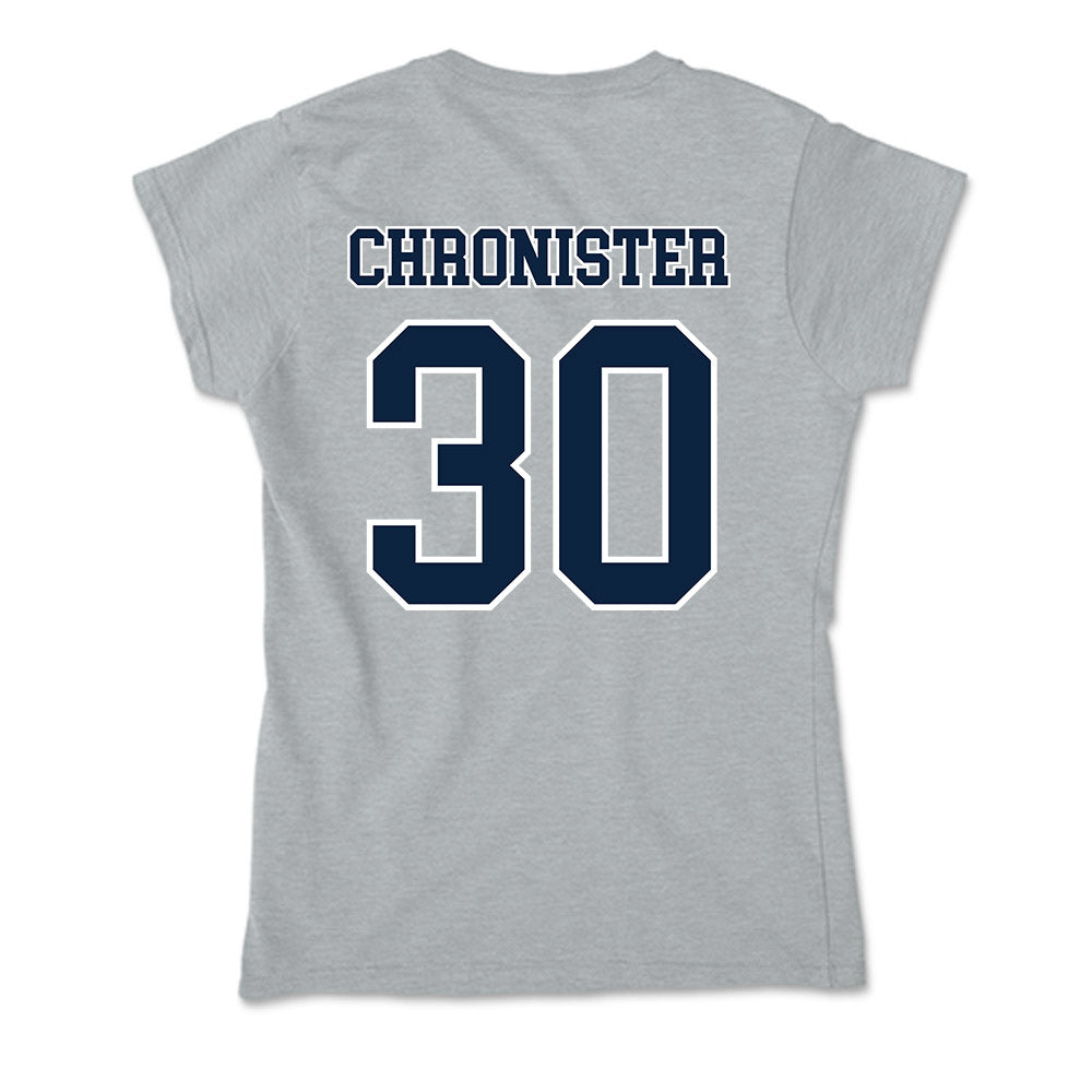 Xavier - NCAA Baseball : Ashton Chronister - Soft Style Women’s T-Shirt-1