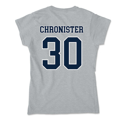 Xavier - NCAA Baseball : Ashton Chronister - Soft Style Women’s T-Shirt-1