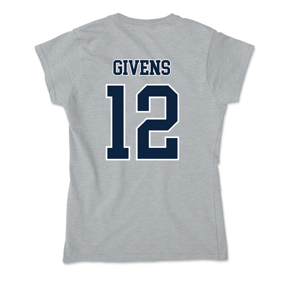 Xavier - NCAA Women's Basketball : MacKenzie Givens - Soft Style Women’s T-Shirt-1
