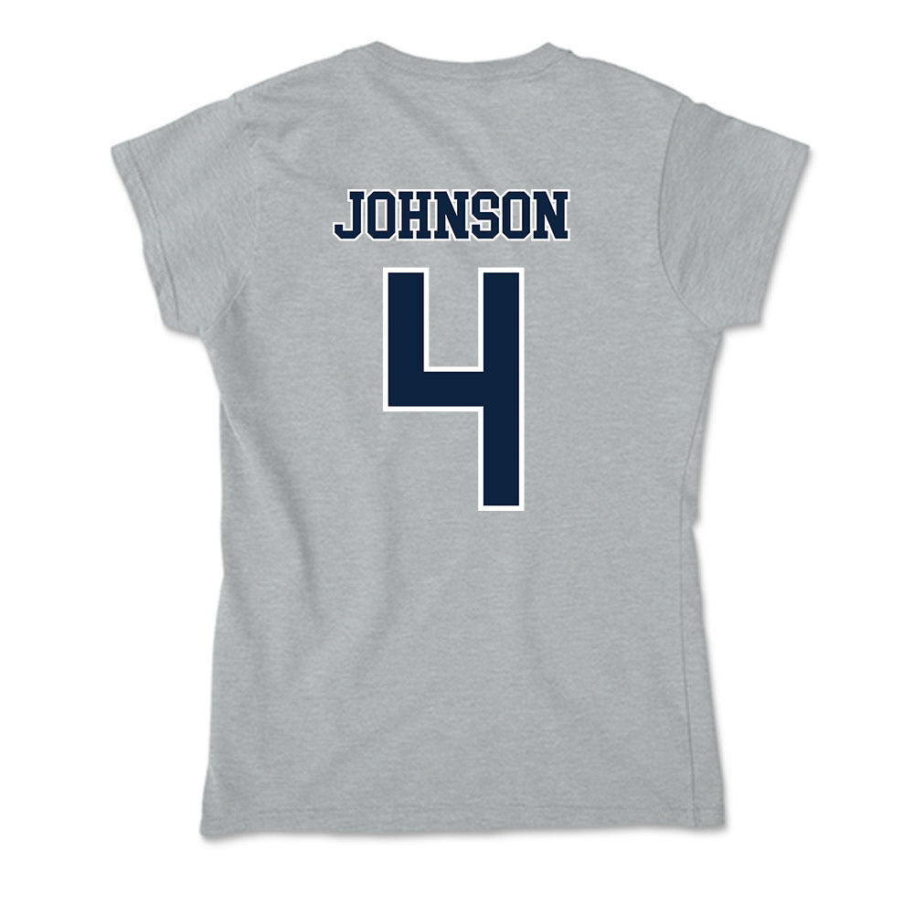 Xavier - NCAA Baseball : Peter Johnson - Soft Style Women’s T-Shirt-1
