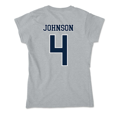 Xavier - NCAA Baseball : Peter Johnson - Soft Style Women’s T-Shirt-1