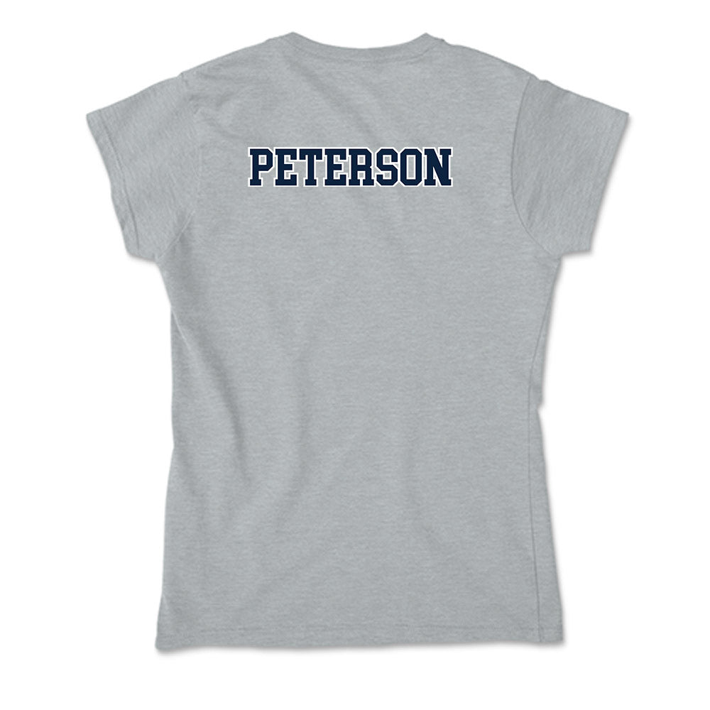 Xavier - NCAA Men's Swimming & Diving : Luke Peterson - Soft Style Women’s T-Shirt-1