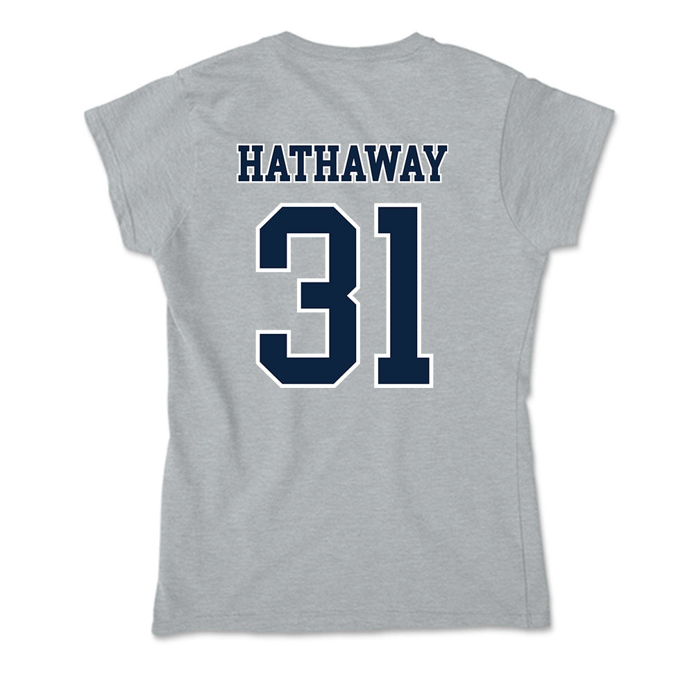 Xavier - NCAA Women's Lacrosse : Genevieve Hathaway - Soft Style Women’s T-Shirt-1