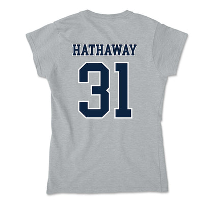 Xavier - NCAA Women's Lacrosse : Genevieve Hathaway - Soft Style Women’s T-Shirt-1