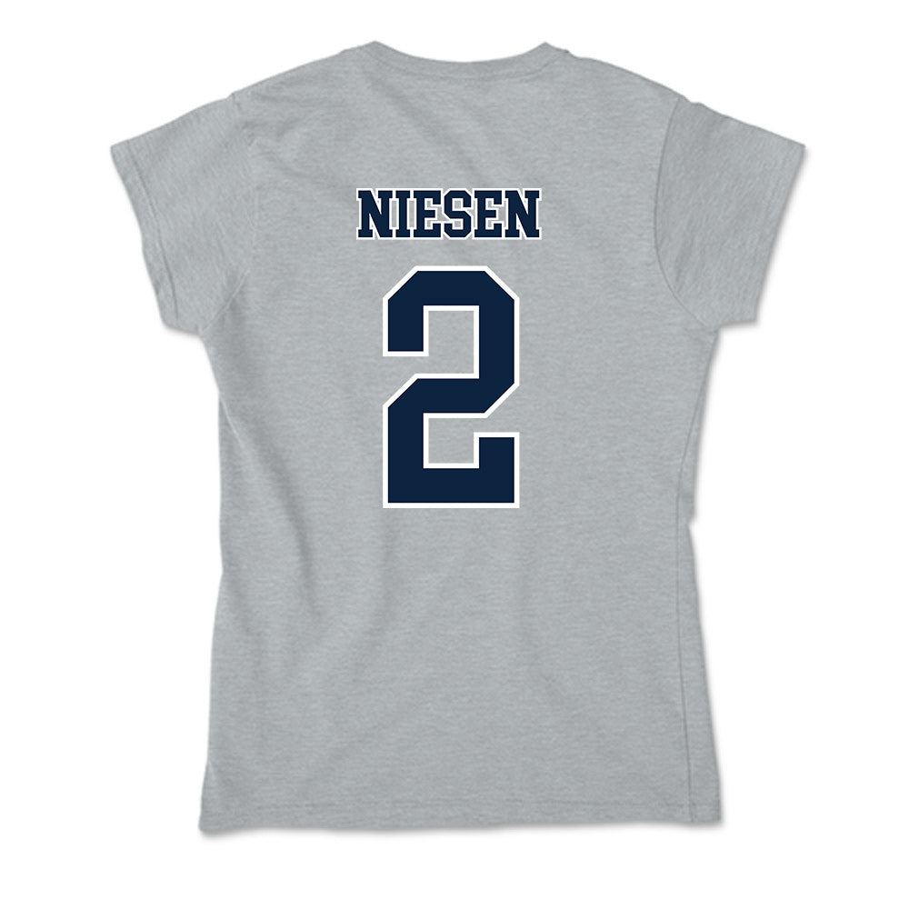 Xavier - NCAA Women's Volleyball : Kelsey Niesen - Soft Style Women’s T-Shirt-1