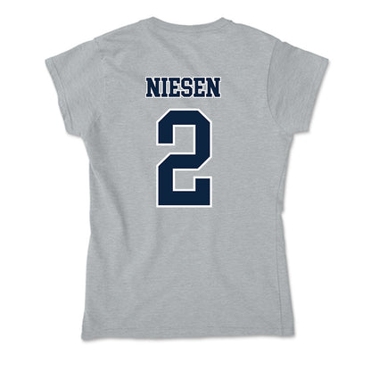 Xavier - NCAA Women's Volleyball : Kelsey Niesen - Soft Style Women’s T-Shirt-1