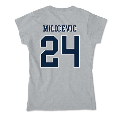 Xavier - NCAA Men's Basketball : Jovan Milicevic - Soft Style Women’s T-Shirt-1