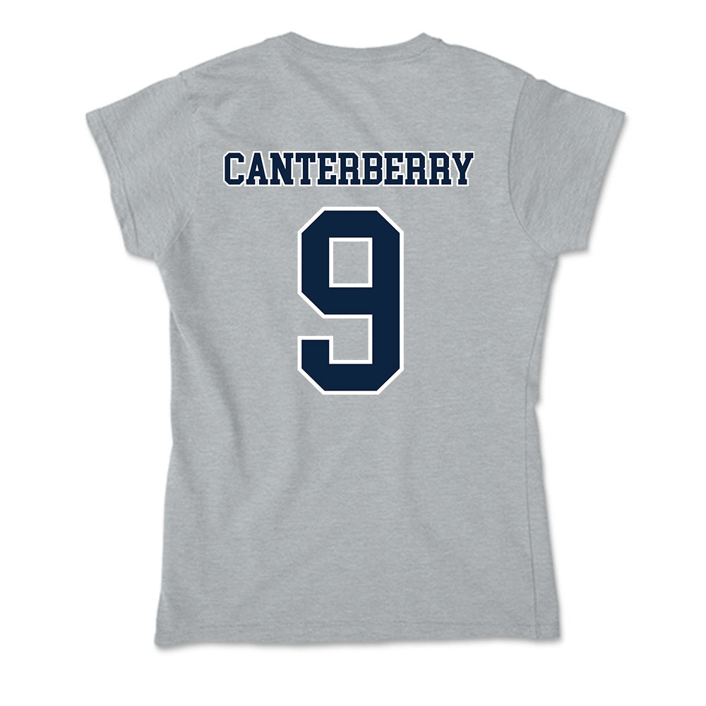 Xavier - NCAA Baseball : Donavan Canterberry - Soft Style Women’s T-Shirt-1