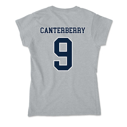 Xavier - NCAA Baseball : Donavan Canterberry - Soft Style Women’s T-Shirt-1