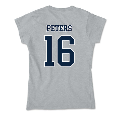 Xavier - NCAA Baseball : Eddie Peters - Soft Style Women’s T-Shirt-1