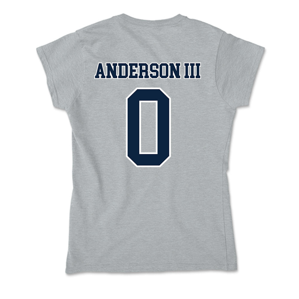 Xavier - NCAA Men's Basketball : Roddie Anderson III - Soft Style Women’s T-Shirt-1