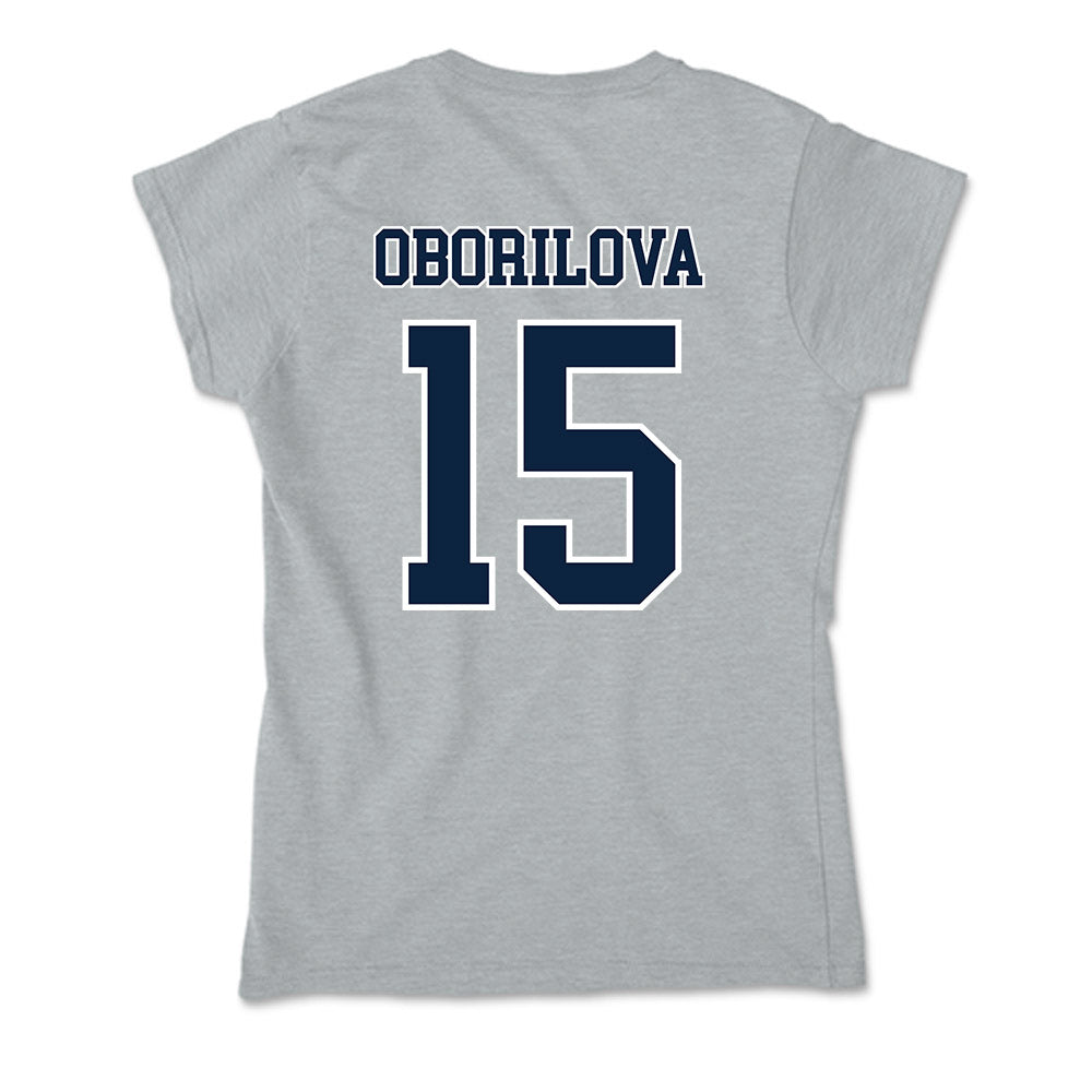 Xavier - NCAA Women's Basketball : Petra Oborilova - Soft Style Women’s T-Shirt-1