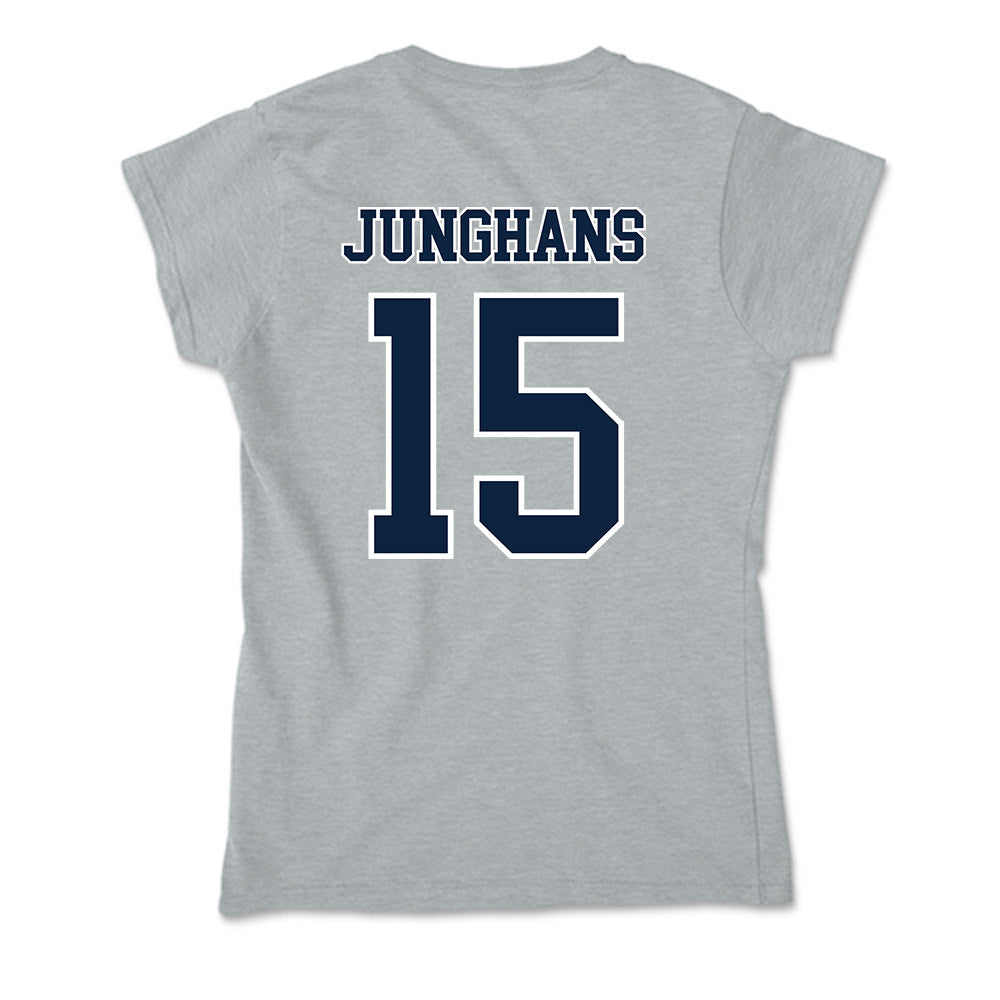 Xavier - NCAA Baseball : Alex Junghans - Soft Style Women’s T-Shirt-1