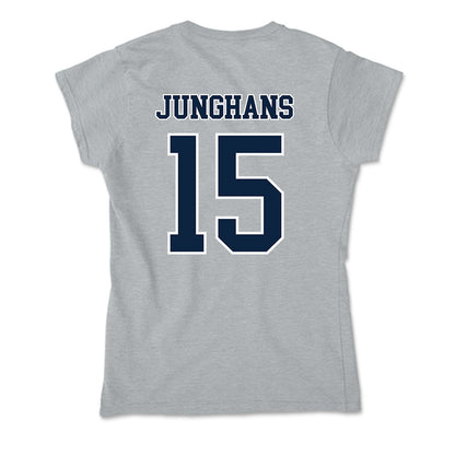 Xavier - NCAA Baseball : Alex Junghans - Soft Style Women’s T-Shirt-1